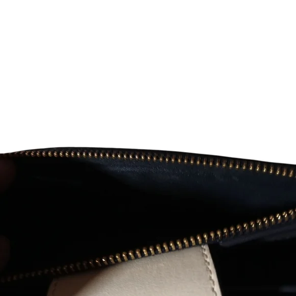 Coach Blue and Cream Signature Wristlet - Picture 3 of 3